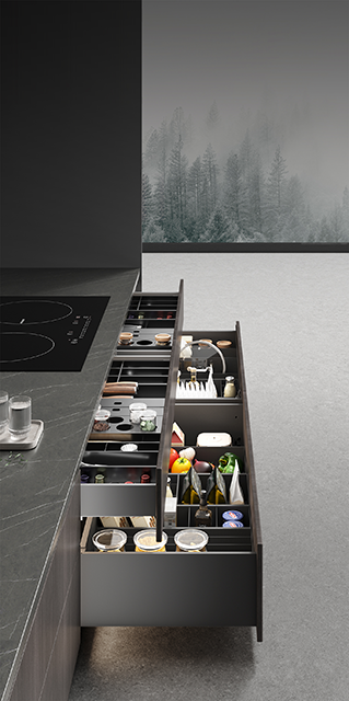Rofi V Low Drawer Storage System