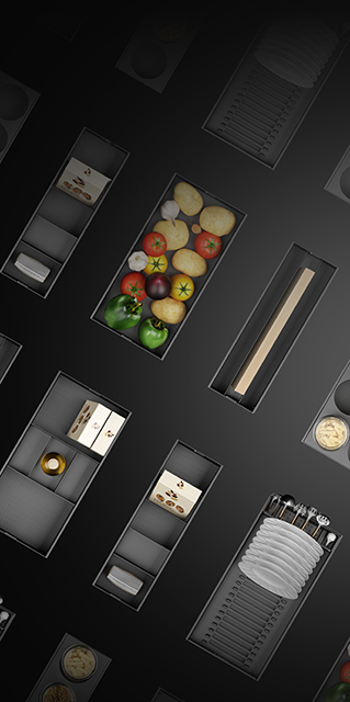 Rofi V Low Drawer Storage System